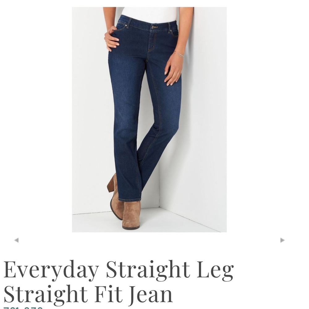 CHRISTOPHER BLUE Dark Wash Denim size 6